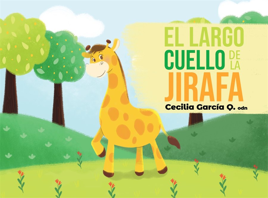Portada del cuento El largo cuello de la jirafa