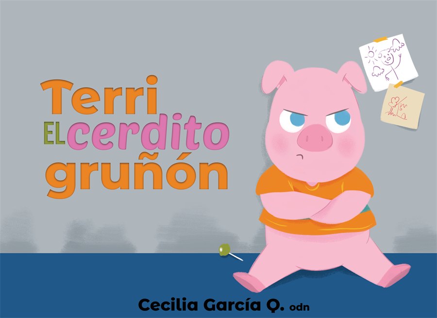 Portada del cuento Terry, el cerdito gruñón